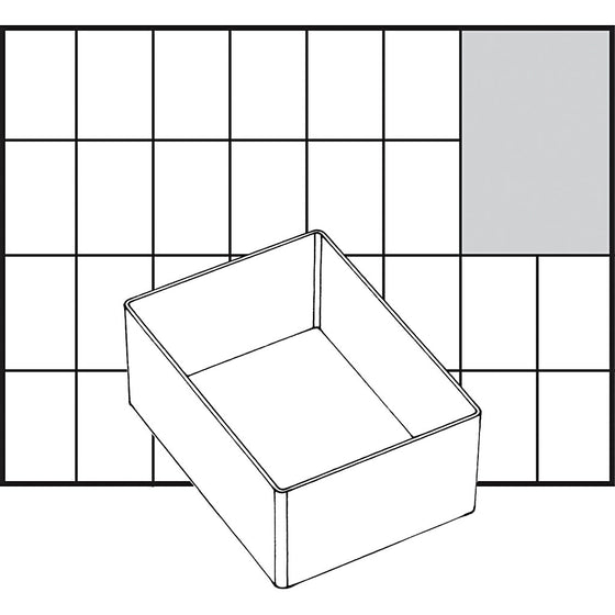 Basisindsats, nr. A7-1, H: 47 mm, str. 109x79 mm, 1 stk.