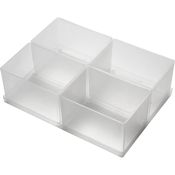Basisindsats, nr. BA7-1, H: 80 mm, str. 109x79 mm, 4 stk./ 1 pk.