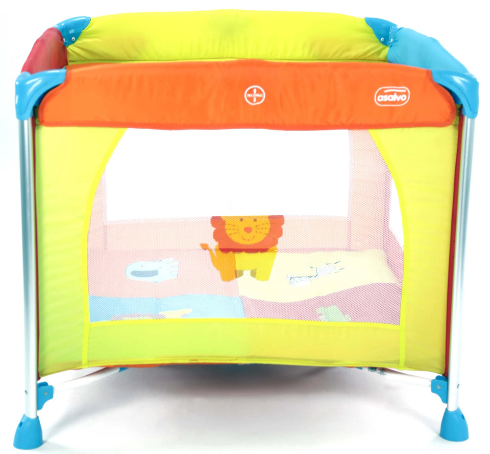 Kravlegård Aluminium 99 X 99 Cm Foldbar – Jungle – Asalvo