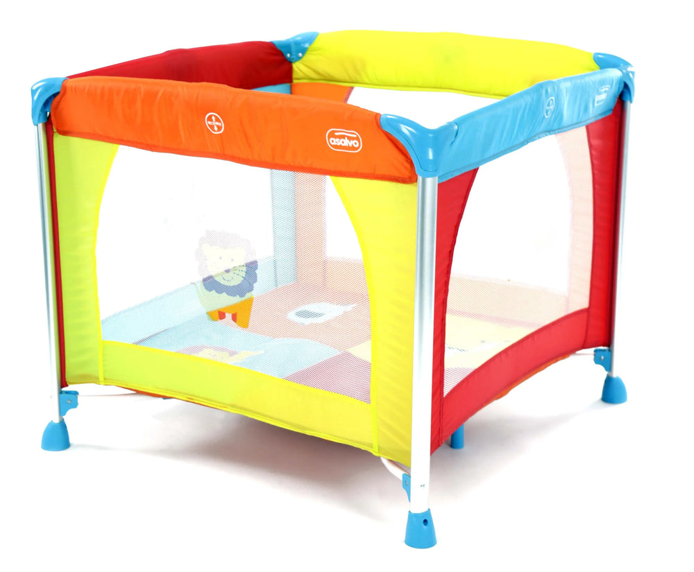 Kravlegård Aluminium 99 X 99 Cm Foldbar – Jungle – Asalvo