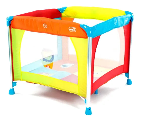 Kravlegård Aluminium 99 X 99 Cm Foldbar – Jungle – Asalvo