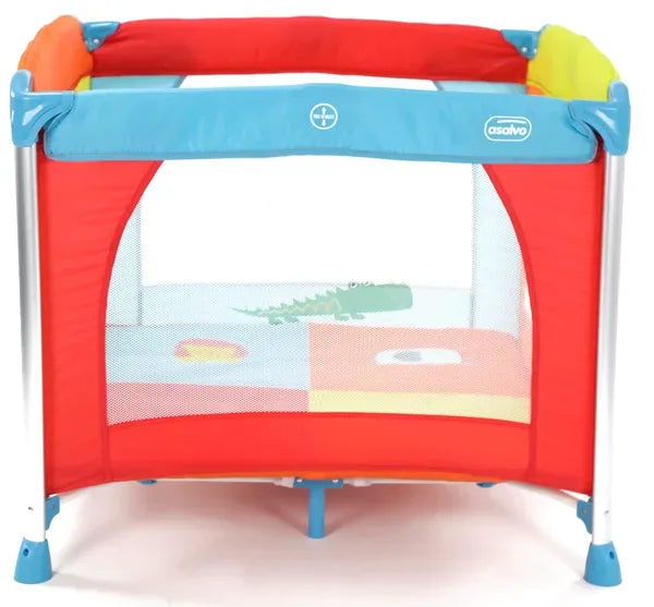 Kravlegård Aluminium 99 X 99 Cm Foldbar – Jungle – Asalvo