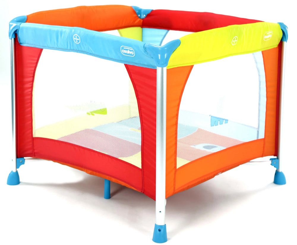 Kravlegård Aluminium 99 X 99 Cm Foldbar – Jungle – Asalvo