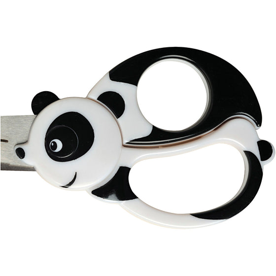 Fiskars Børnesaks med Dyremotiv, panda, L: 13 cm, 1 stk.