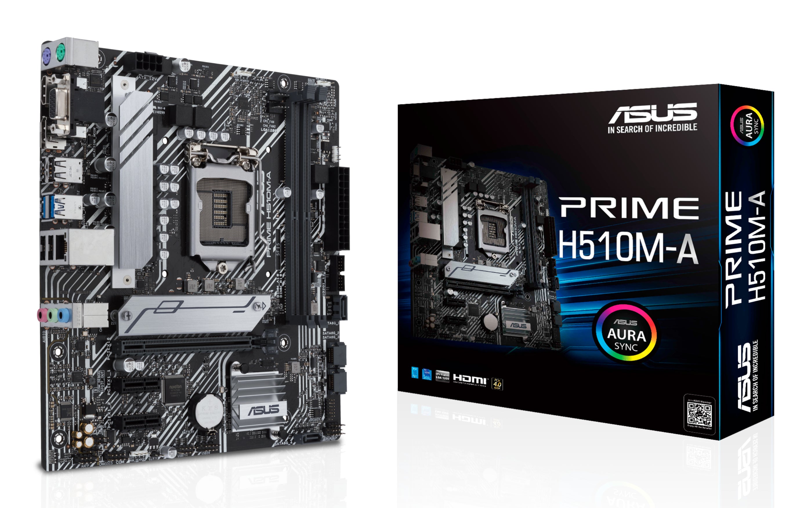 ASUS PRIME H510M-A Micro-ATX LGA1200  Intel H510