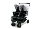 Tvillinge Klapvogn Double Dinamic Justerbar – Antracit – Asalvo