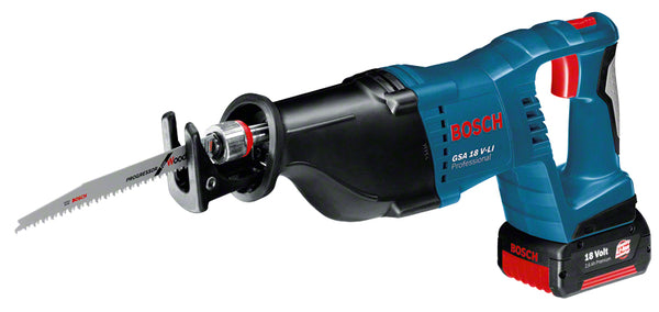 Bosch GSA 18 V-LI Professional Bajonetsav Batteridrevet Batteri og lader ikke inkluderet