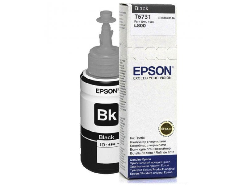 Epson T6731 Sort Blækrefill C13T67314A