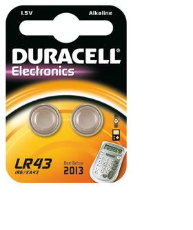 Duracell Electronics Knapcellebatterier LR43