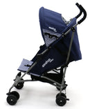 Klapvogn Yolo Justerbar – Navy – Asalvo
