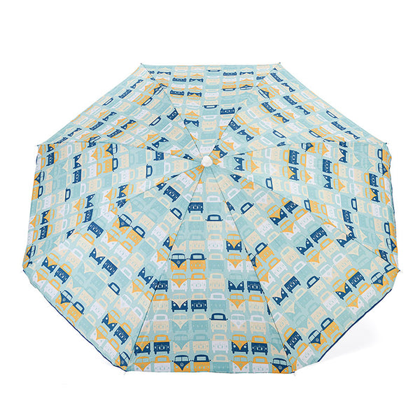 Strandparasol VW T1 multibus blå