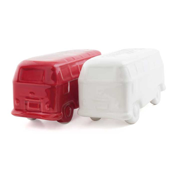 Salt- og pebersæt VW T1 bus rød/hvid