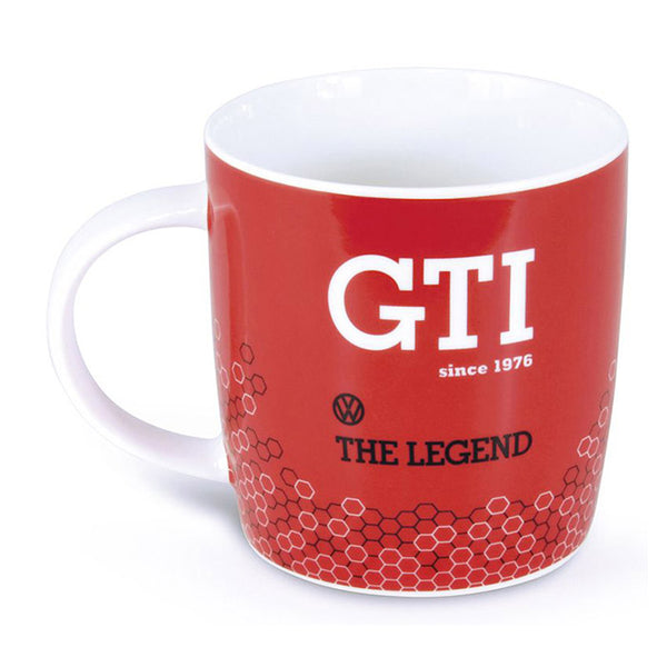 VW GTI kaffekop ''The Legend'' rød, 370 ml