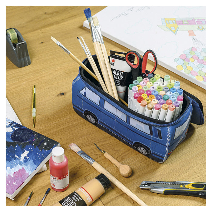 Kosmetiktaske - blå - vw-collect