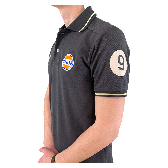 Gulf Vintage polo-shirt. Mørkgrå M
