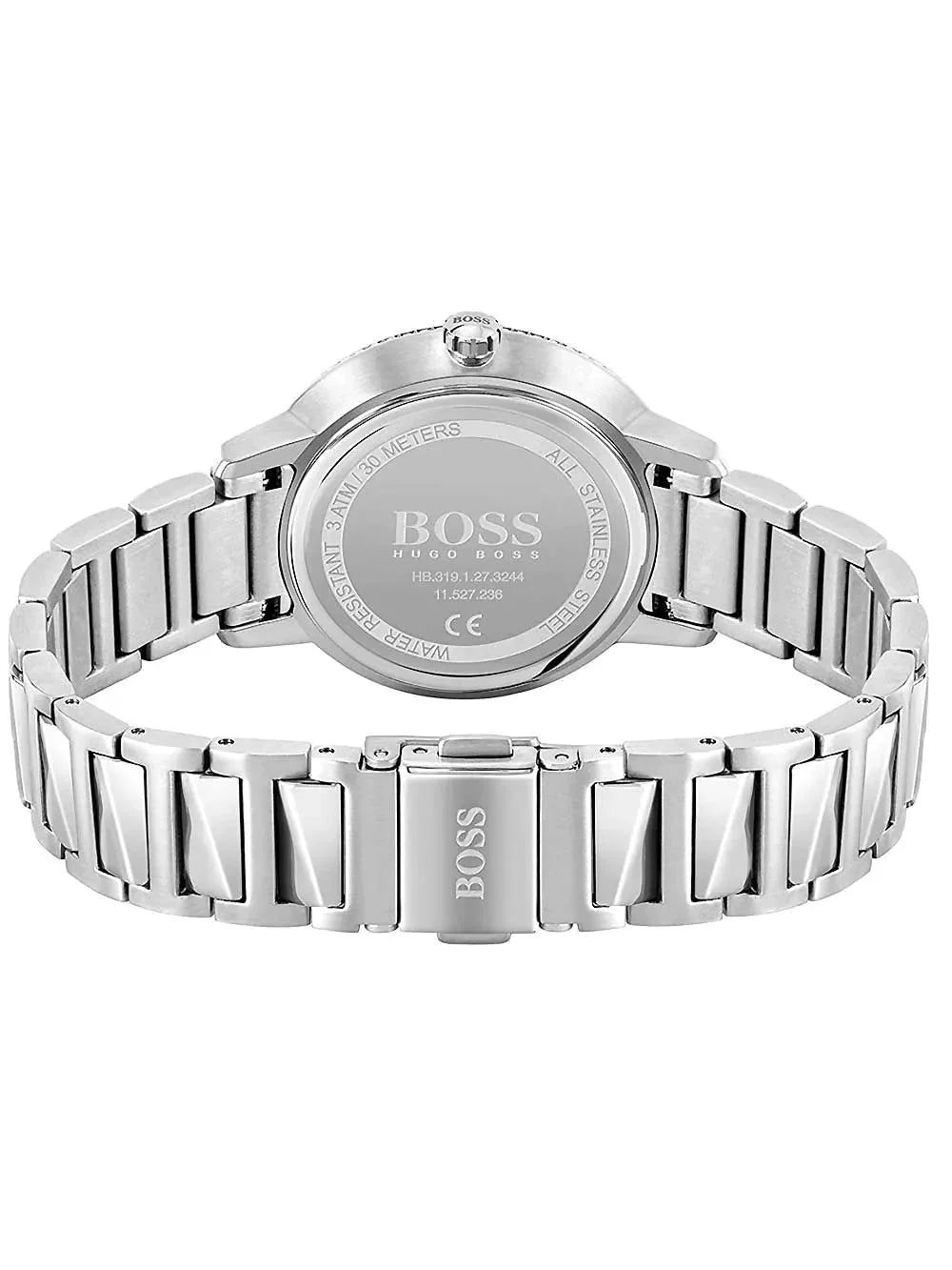 Hugo Boss dameur 1502539 Signature sølv Tone rustfrit stål