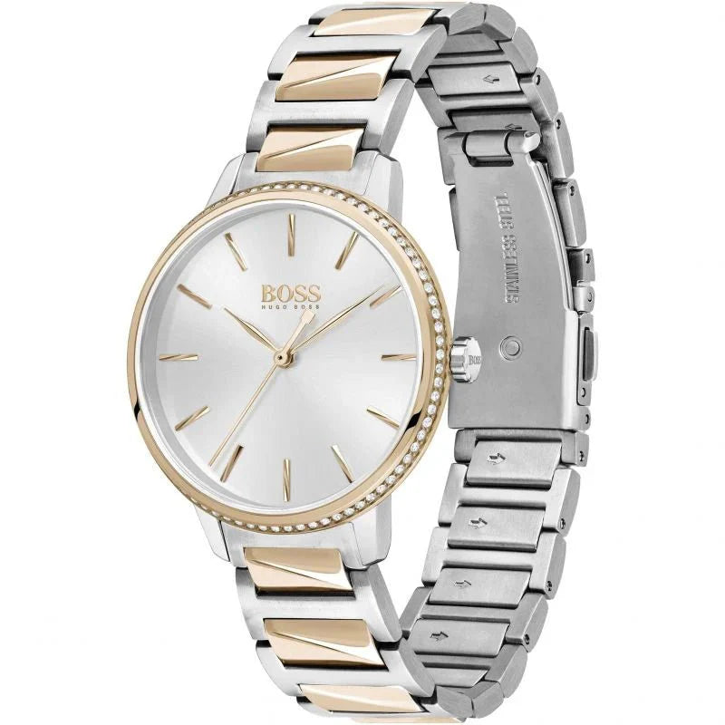 Hugo Boss dameur 1502567 Signature tofarvet rustfrit stål