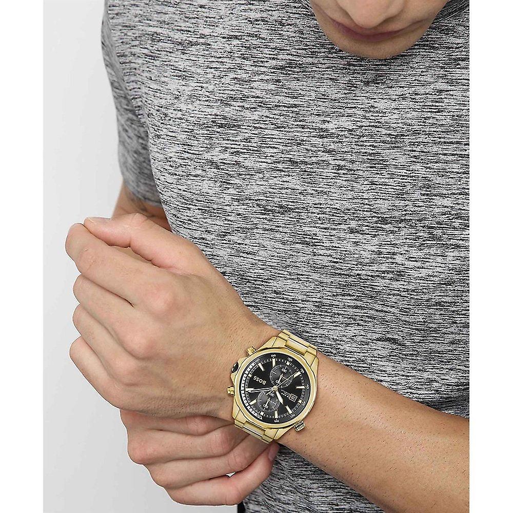 Hugo Boss herreur 1513932 Chronograph guldfarvet rustfrit stål