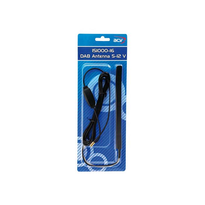 ACV dab antenne 5 volt 3m Kabel smb hun 151000-16