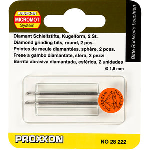 Diamantstift 1,8 mm - 2 stk. til gravørmaskine