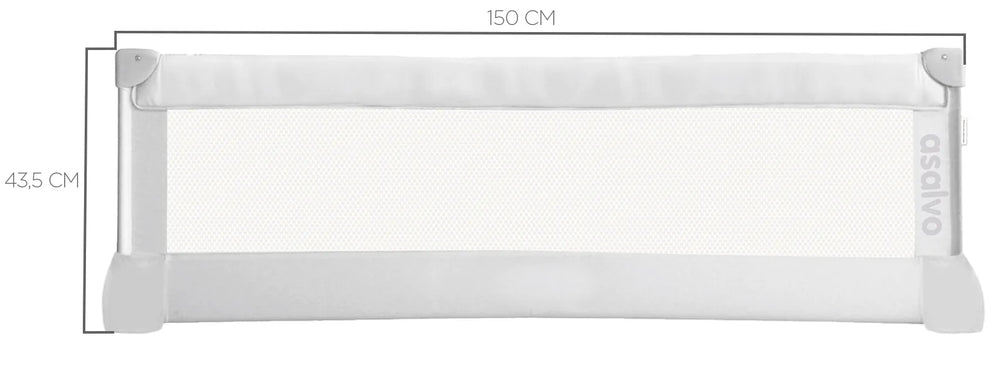 Sengehest 150Cm – Hvid – Asalvo