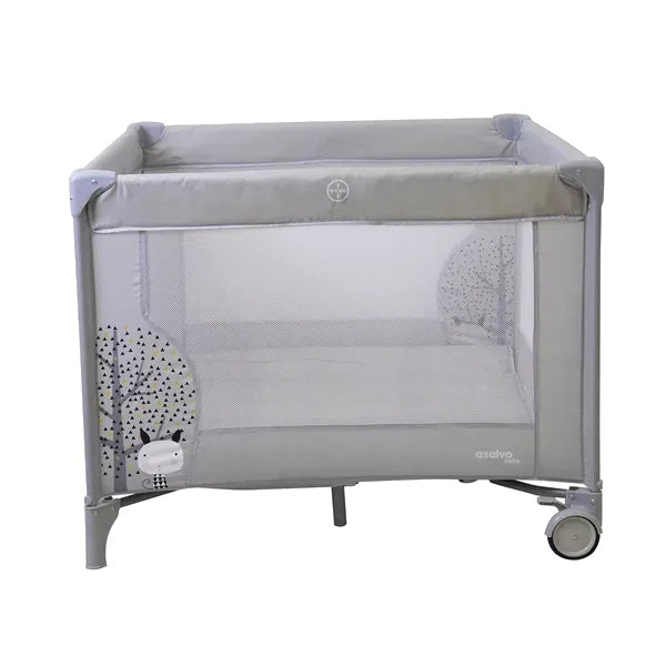 Kravlegård Nordic 99 X 99 Cm Foldbar – Grå – Asalvo