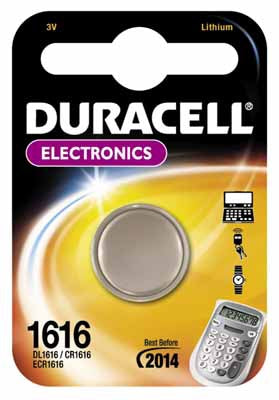 Duracell Electronics Knapcellebatterier DL1616