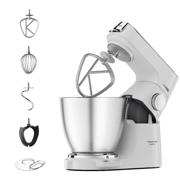 Kenwood Titanium Chef XL KVL65.001WH Køkkenmaskine 7liter Hvid