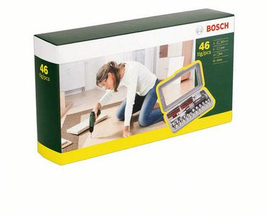 Bosch Skruetrækker med bitsæt 46 Dele
