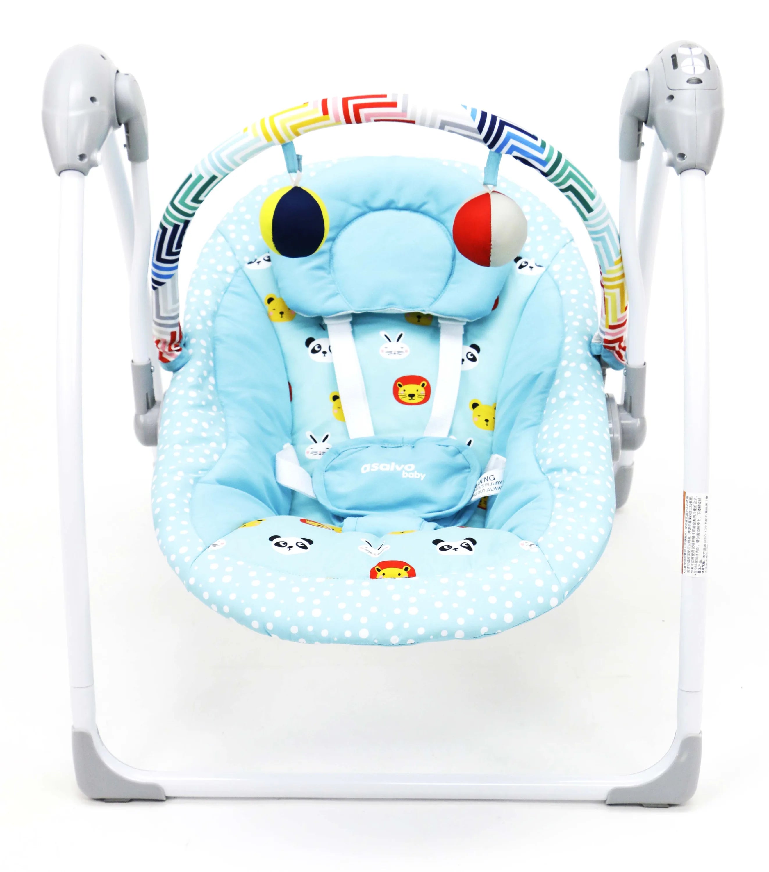 Skråstol Swing Musical Kompakt – Blå – Asalvo