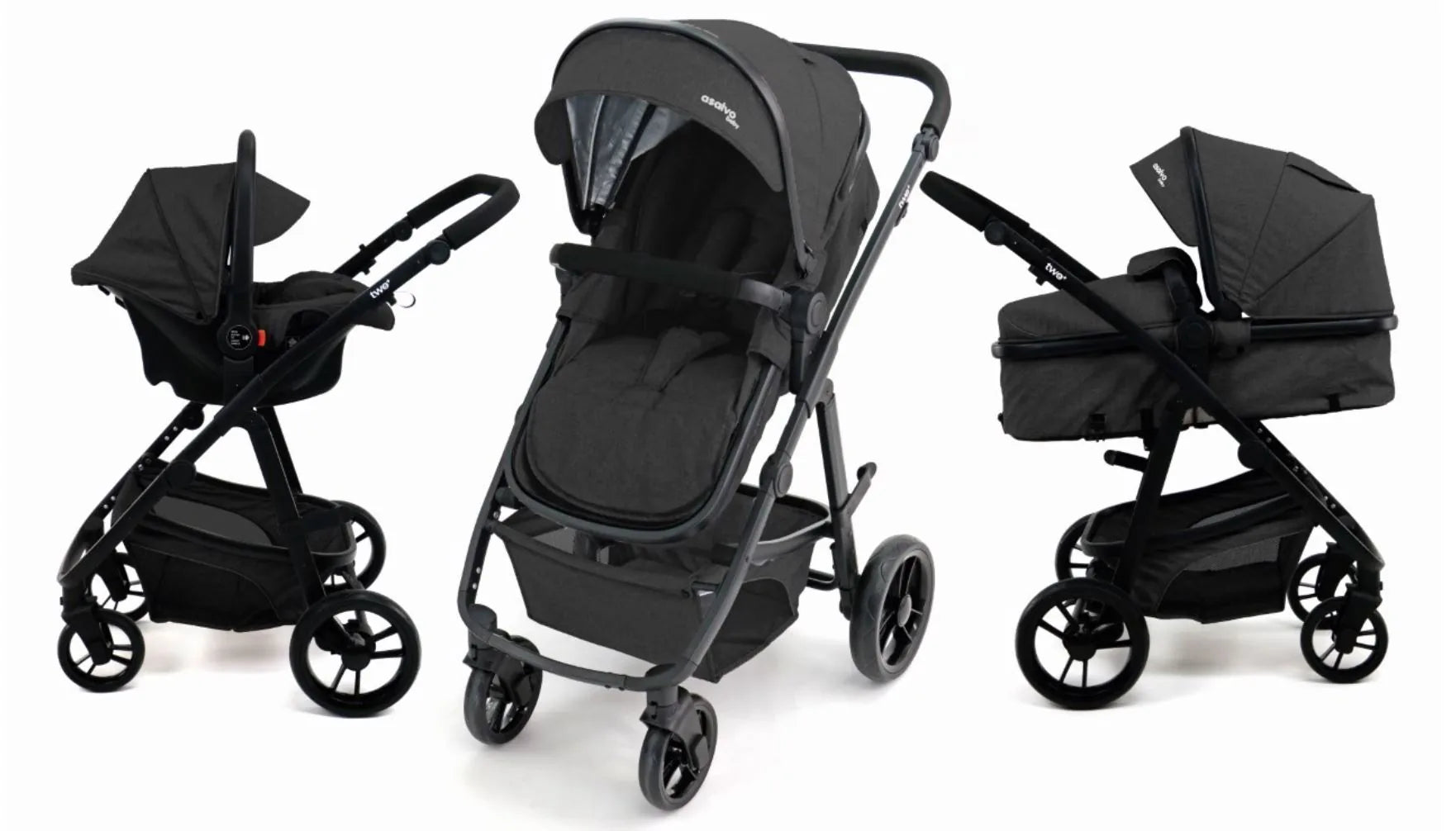 Asalvo Convertible Two+, Sort
