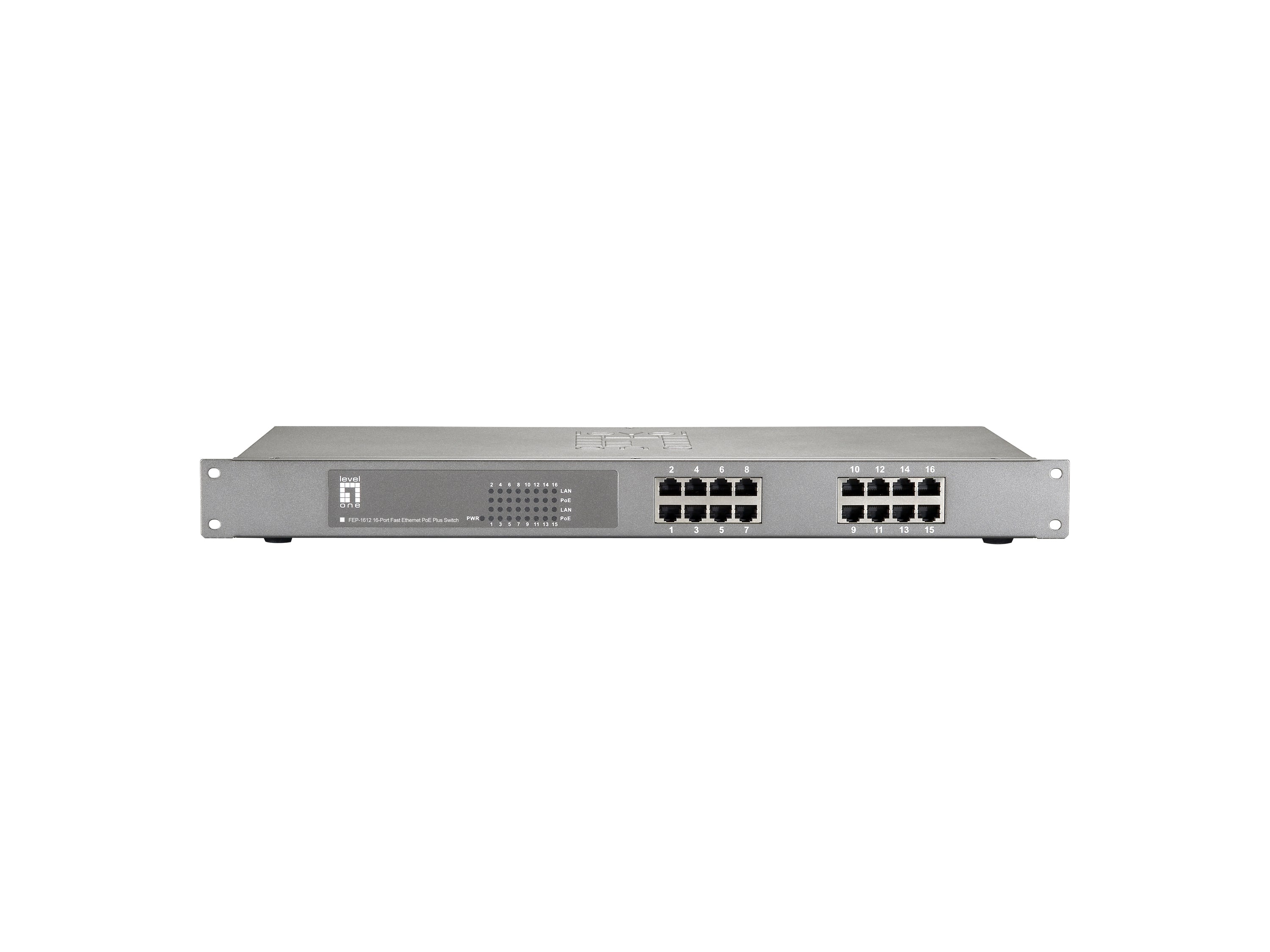 LevelOne FEP-1612W380 Switch 16-porte 10/100  PoE+