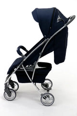 Klapvogn Cotton Justerbar – Navy – Asalvo