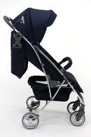 Klapvogn Cotton Justerbar – Navy – Asalvo