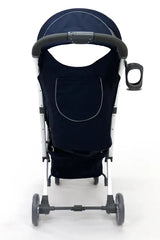 Klapvogn Cotton Justerbar – Navy – Asalvo