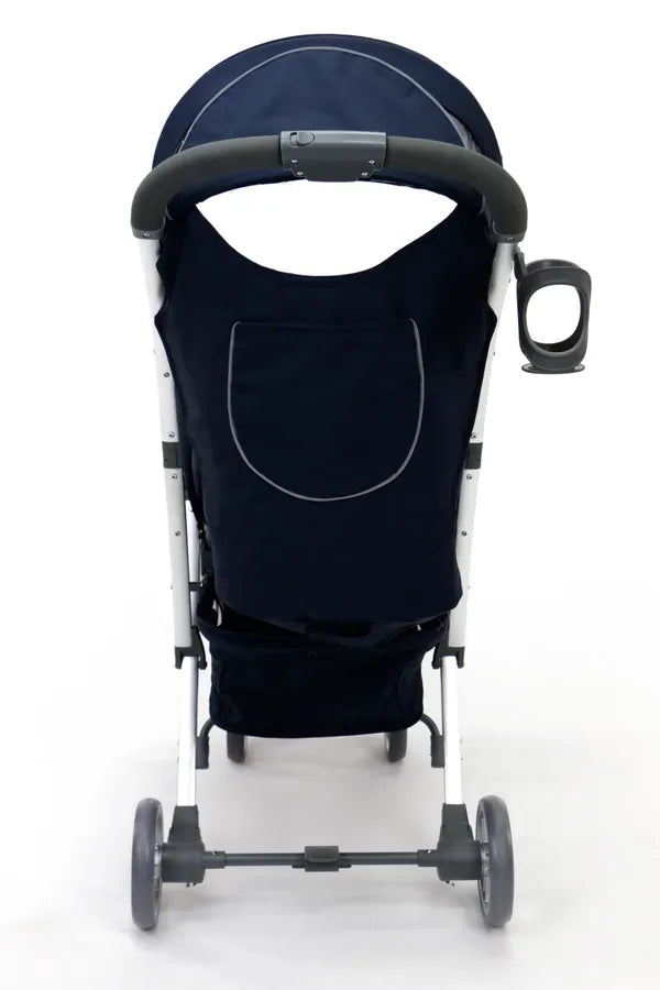 Klapvogn Cotton Justerbar – Navy – Asalvo