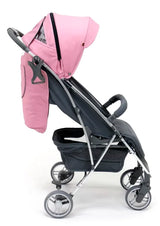 Klapvogn Cotton Justerbar – Rosa – Asalvo
