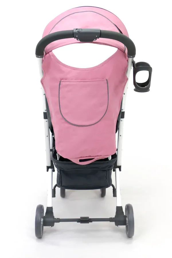 Klapvogn Cotton Justerbar – Rosa – Asalvo