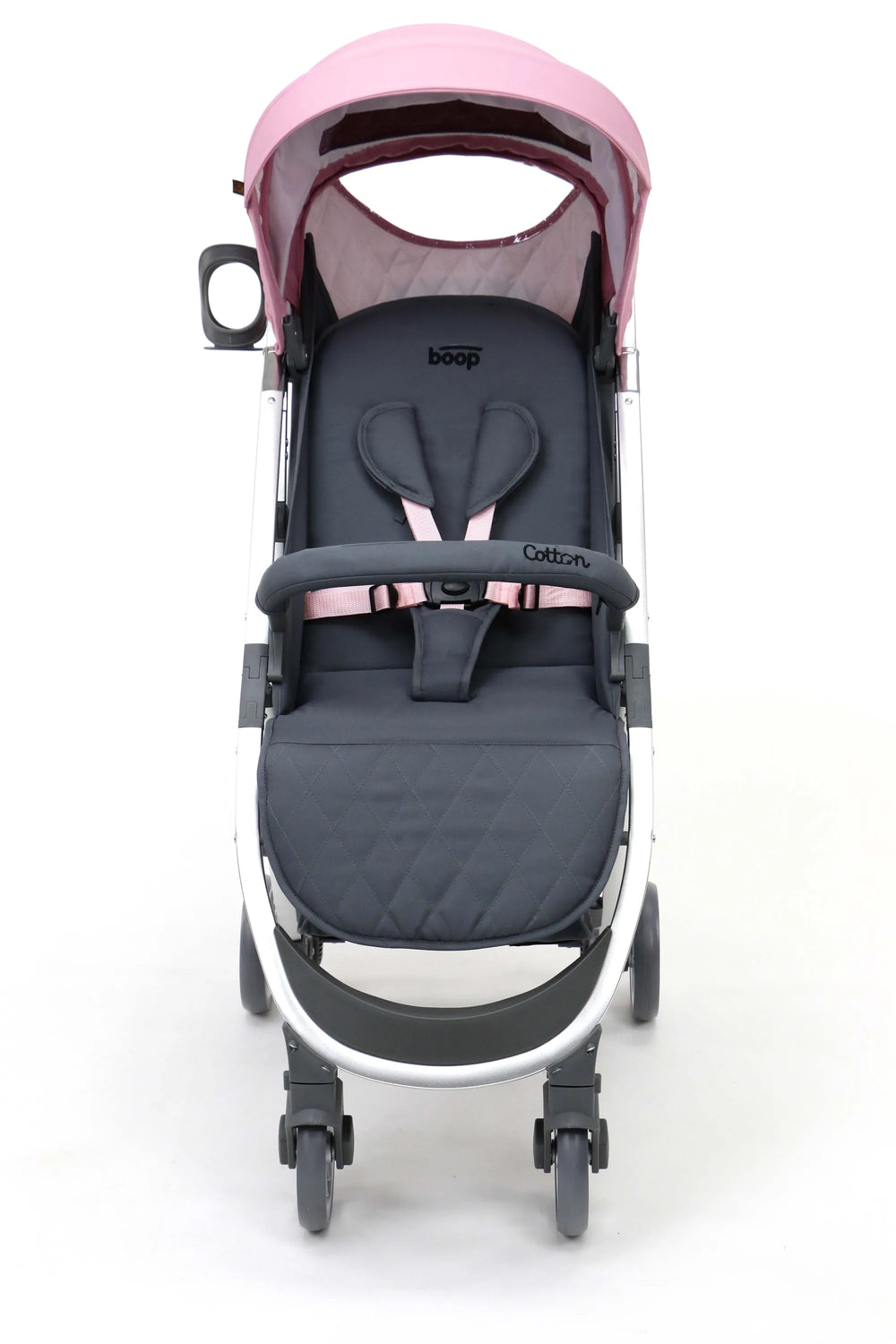 Klapvogn Cotton Justerbar – Rosa – Asalvo