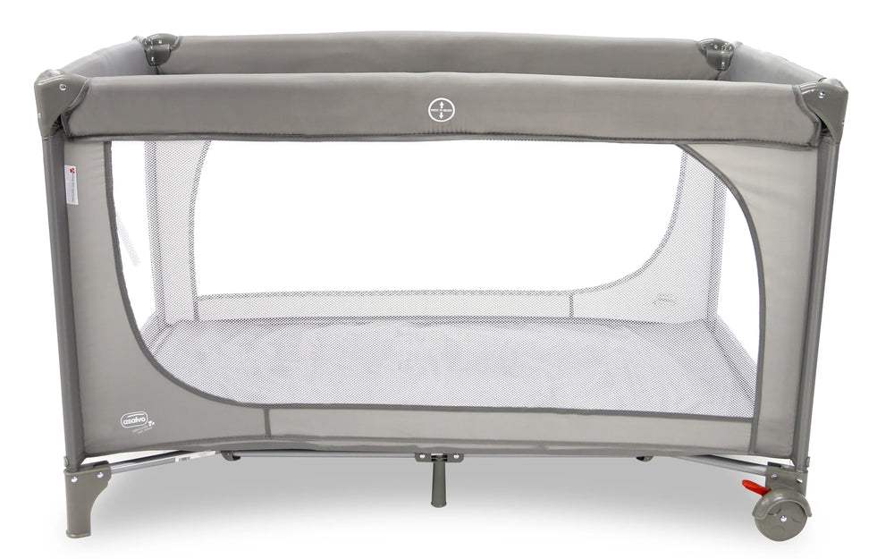 Weekendseng Essential Foldbar – Grå – Asalvo