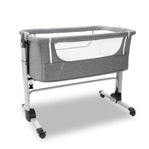 Bed Side Crib Fold Kompakt – Grå – Asalvo