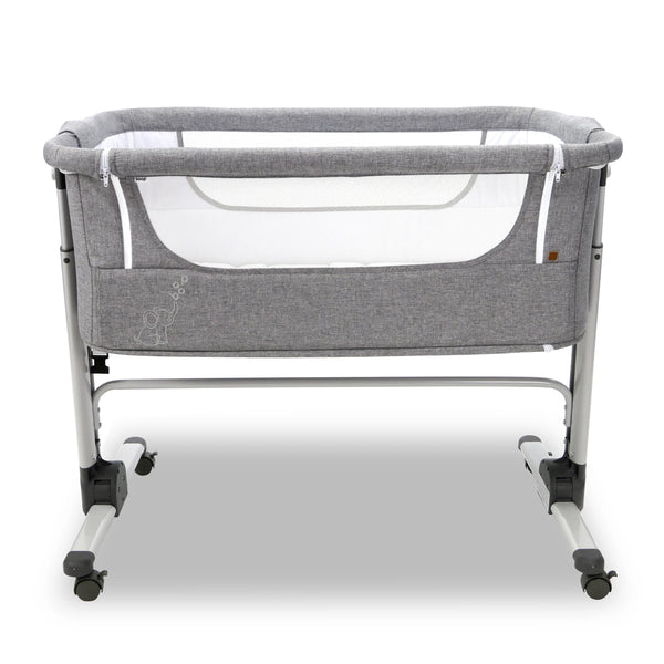 Asalvo Bed Side Crib Fold, Grå