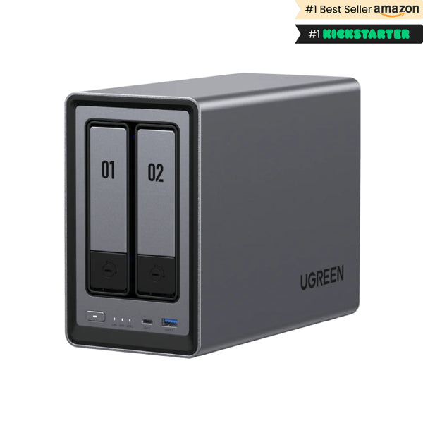 UGREEN NASync DXP2800 NAS System 2-Bay 8TB inkl. 2x Seagate IronWolf ST4000VN006 4TB
