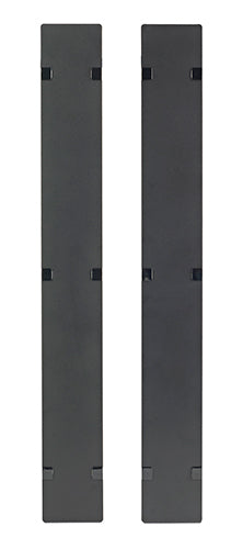APC Rack kabel administration panel cover Sort