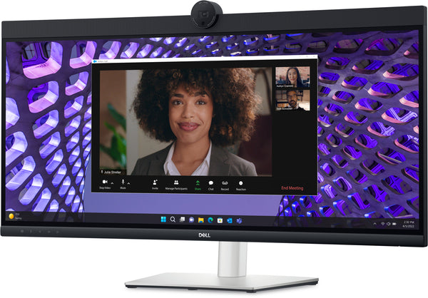 Dell 34 Skærm P3424WEB - 3440x1440(WQHD) - IPS - 90W USB-C HUB - Curved - 5 ms