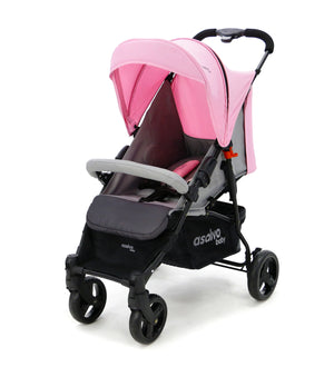 Klapvogn Cadiz Justerbar – Rosa – Asalvo