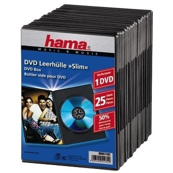 Hama DVD Slim Box Slim jewel case til lagring af DVD