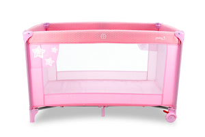 Weekendseng Baleares Stjerner Foldbar – Pink – Asalvo