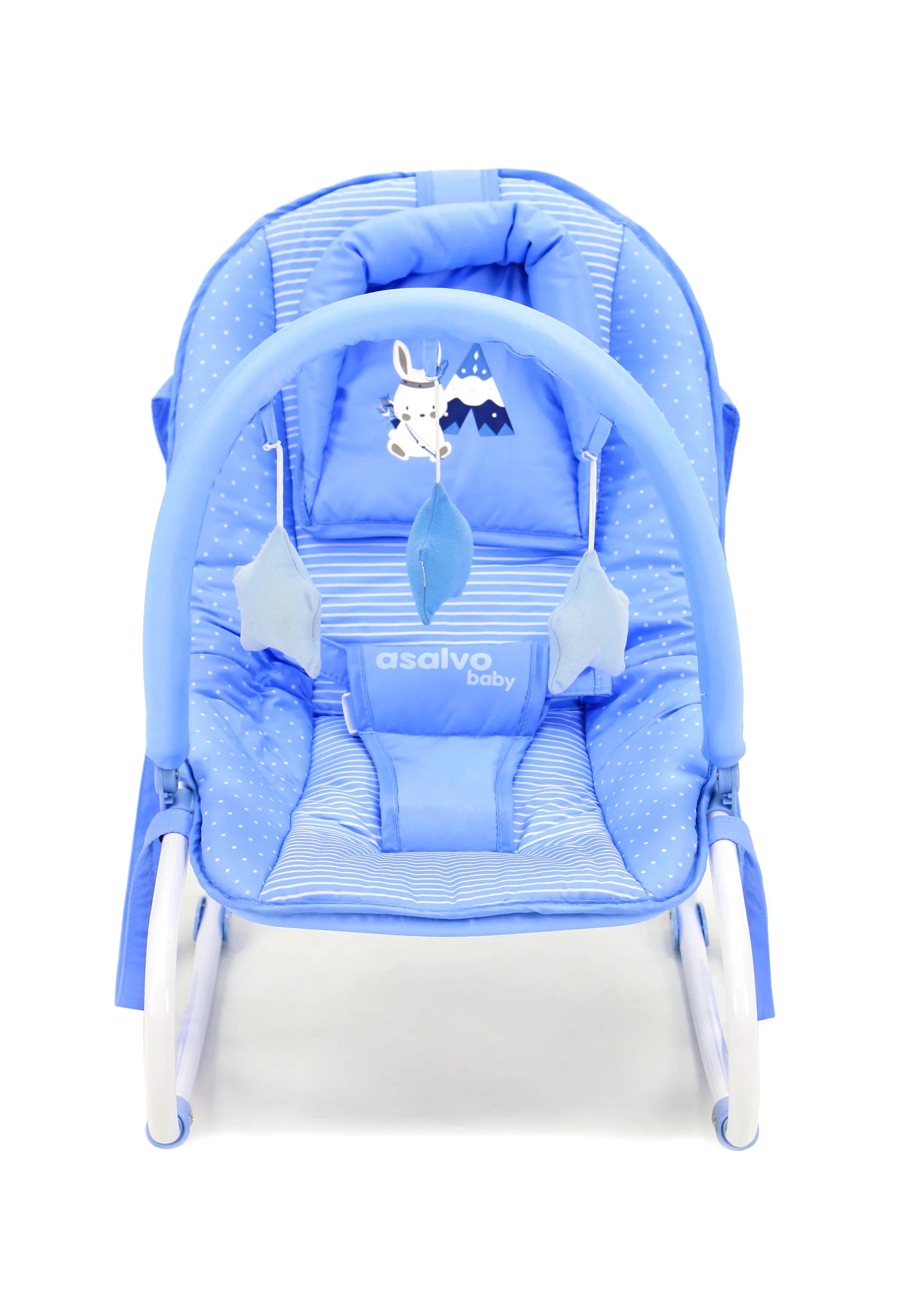 Skråstol Baby Rabbit Tippi – Blå – Asalvo