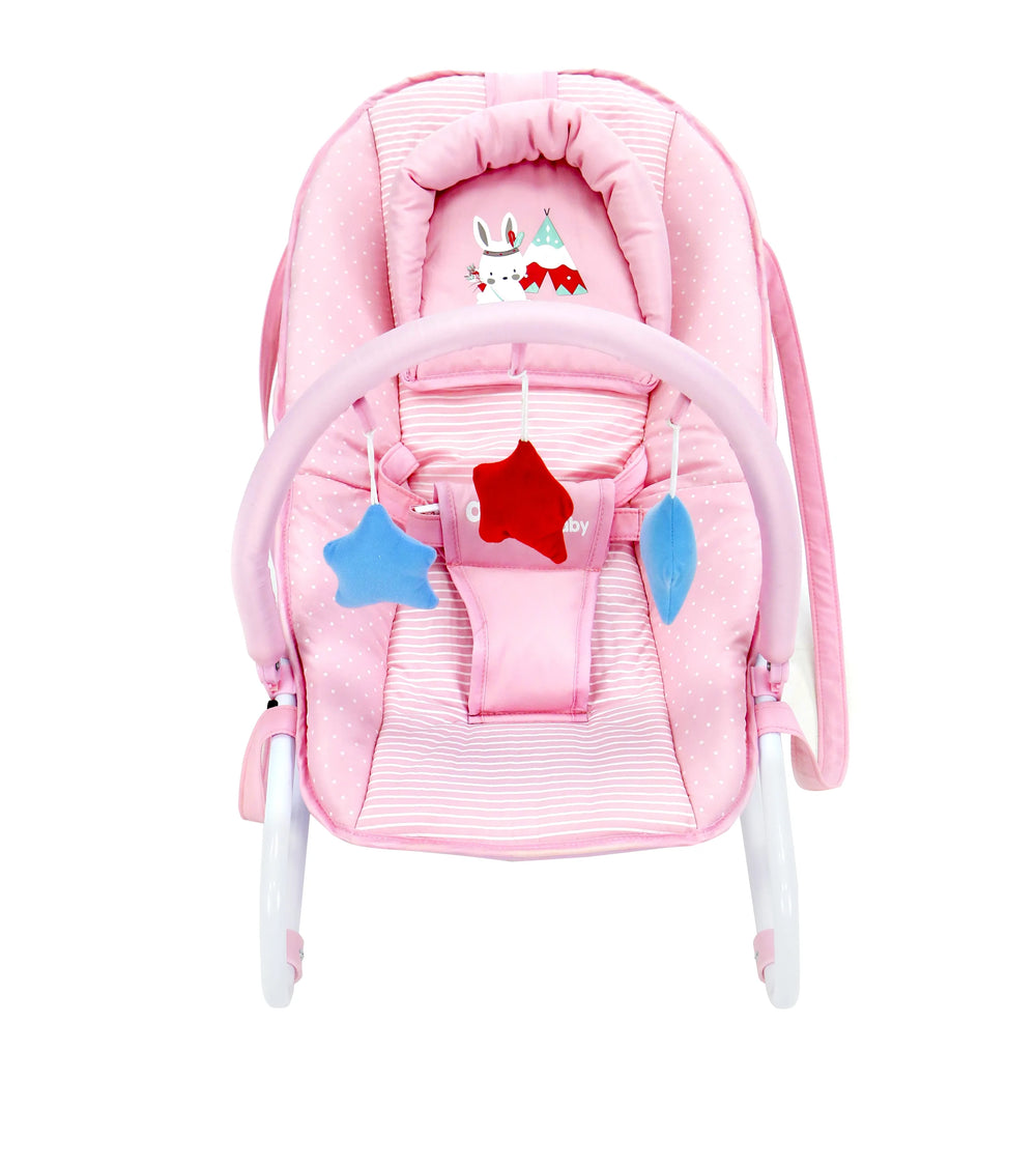 Skråstol Baby Kanin Tippi – Pink – Asalvo